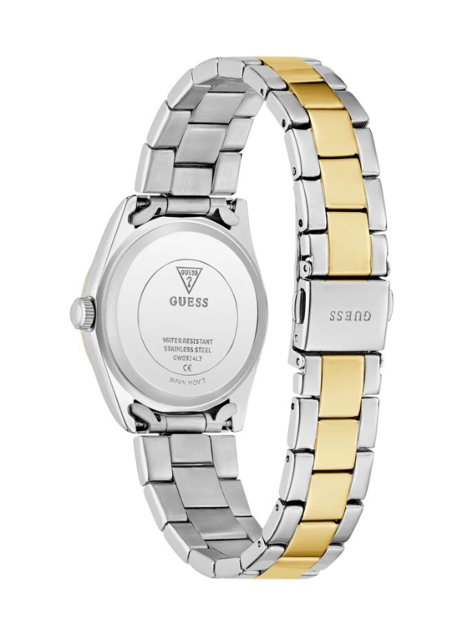 Guess Ladies 2-Tone Date Analog Quartz Green Dial Watch GW0934L3 - Image 3